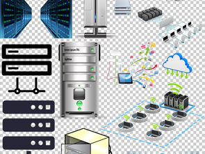 100款精选服务器与云计算背景PNG图片下载资源